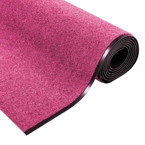 Paillasson antidérapant et durable rose et noir grand format 120 x 400 cm - 6