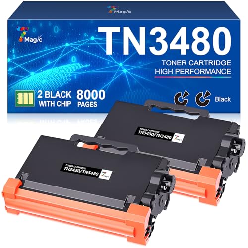 7Magic TN3480 TN3430 Ersatz für Brother HL-L5100DN Toner MFC-L5750DW TN-3480 TN-3430 3480 TN...