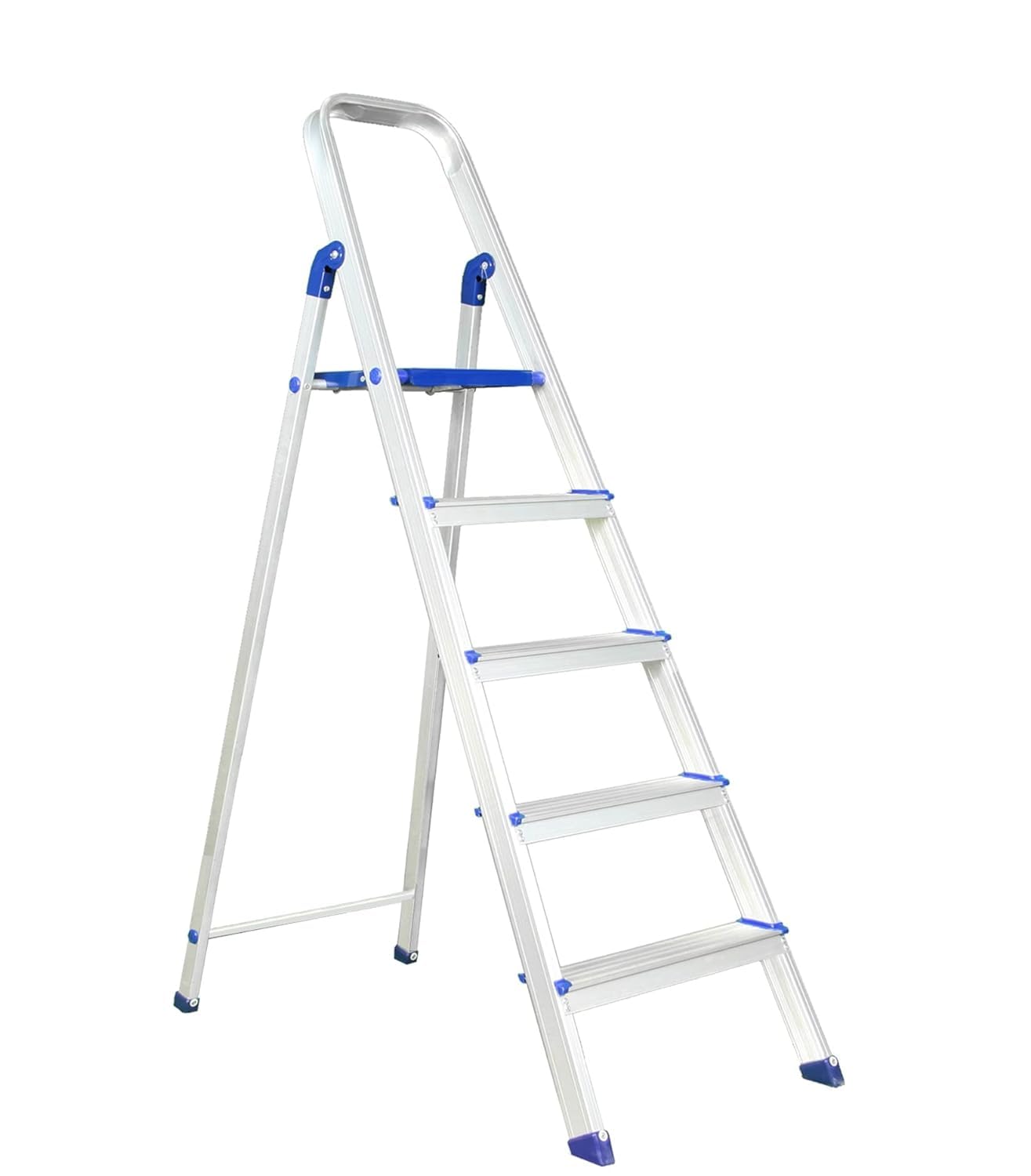 Ladder for Home Aluminium 5 Step Heavy Duty Foldable Ladder with Platform Load Capacity 150 Kg (5 Step) (B0CWLG4RBG) Amazon Price History, Amazon Price Tracker
