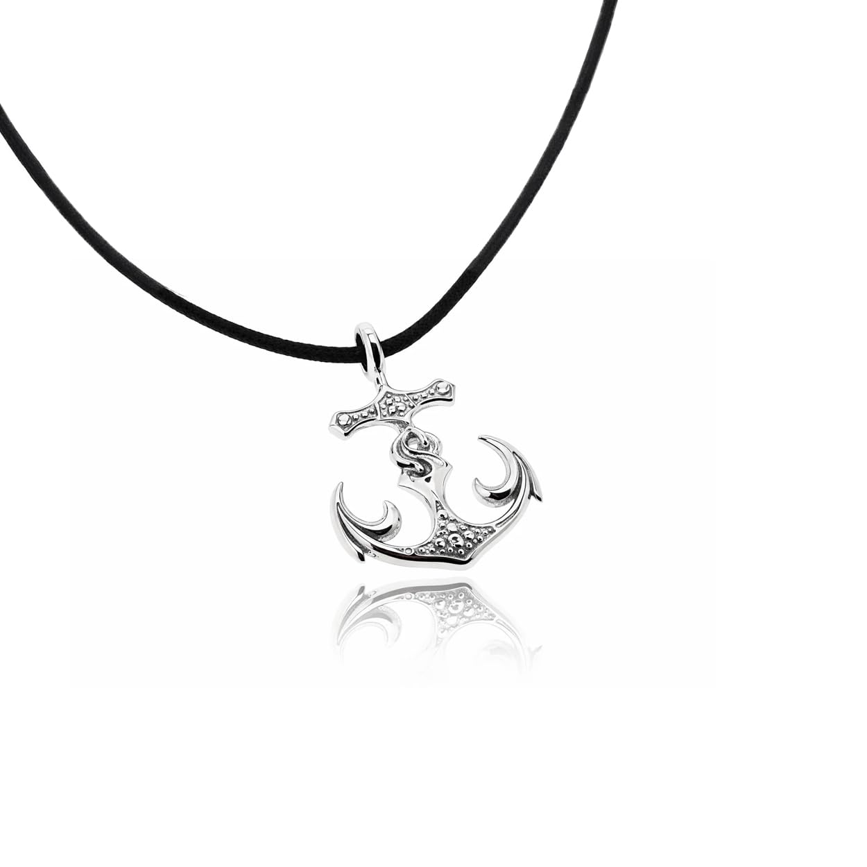 Sovats Argento 925 Collana Ancora, Ciondolo Marino Nautico