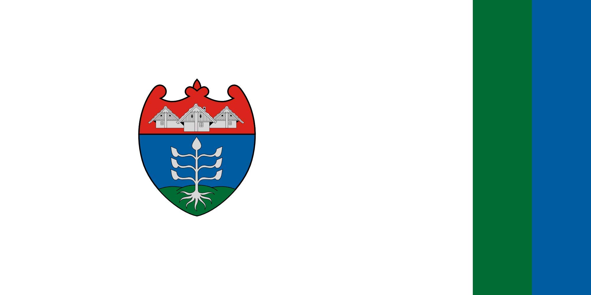 Drapeau Táp község de qualité supérieure aux finitions soignées