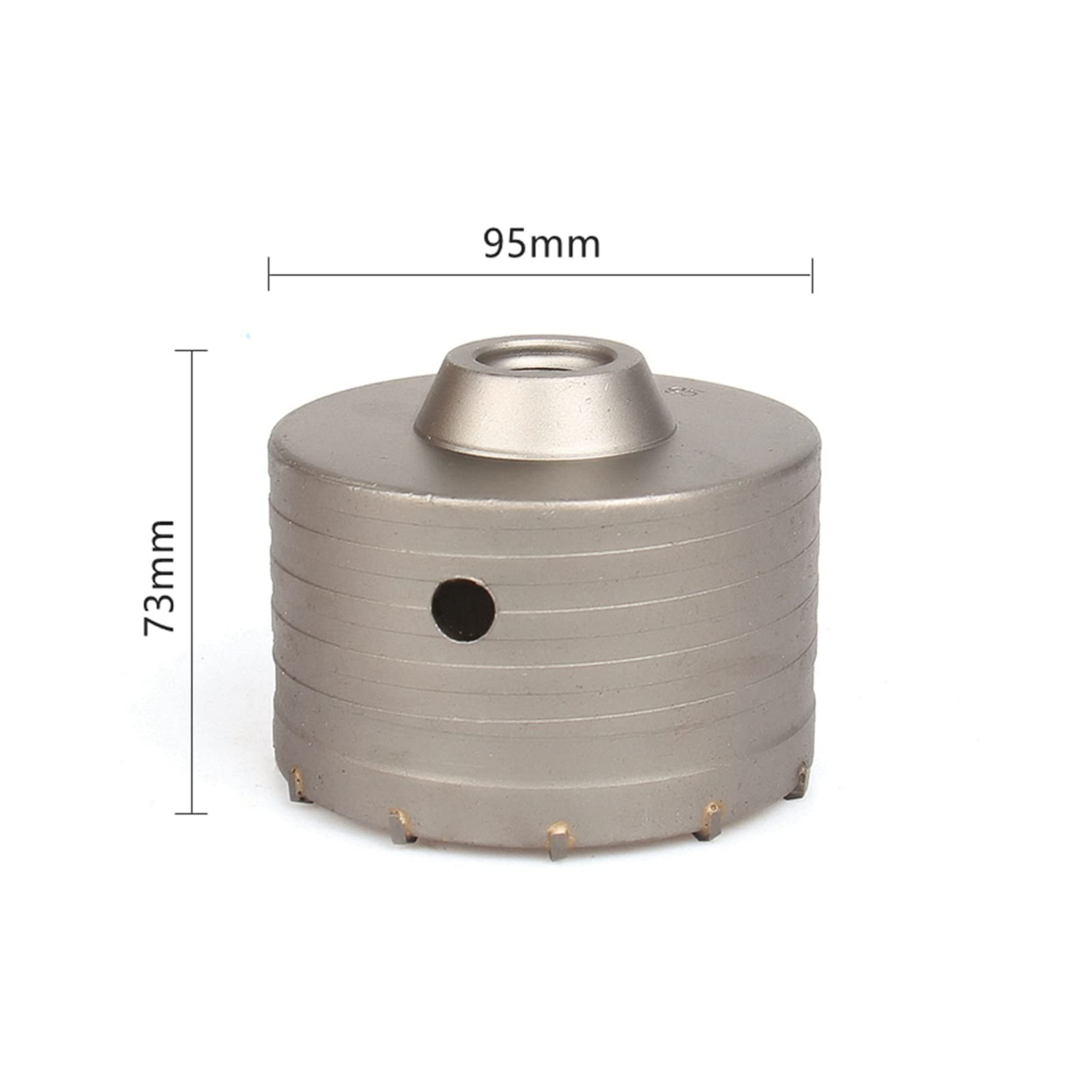 TCT Rdzeń Wiertła, 110-500mm SDS plus Shank 30-160mm Betonowa dziła do klimatyzatora (Color : 95mm)