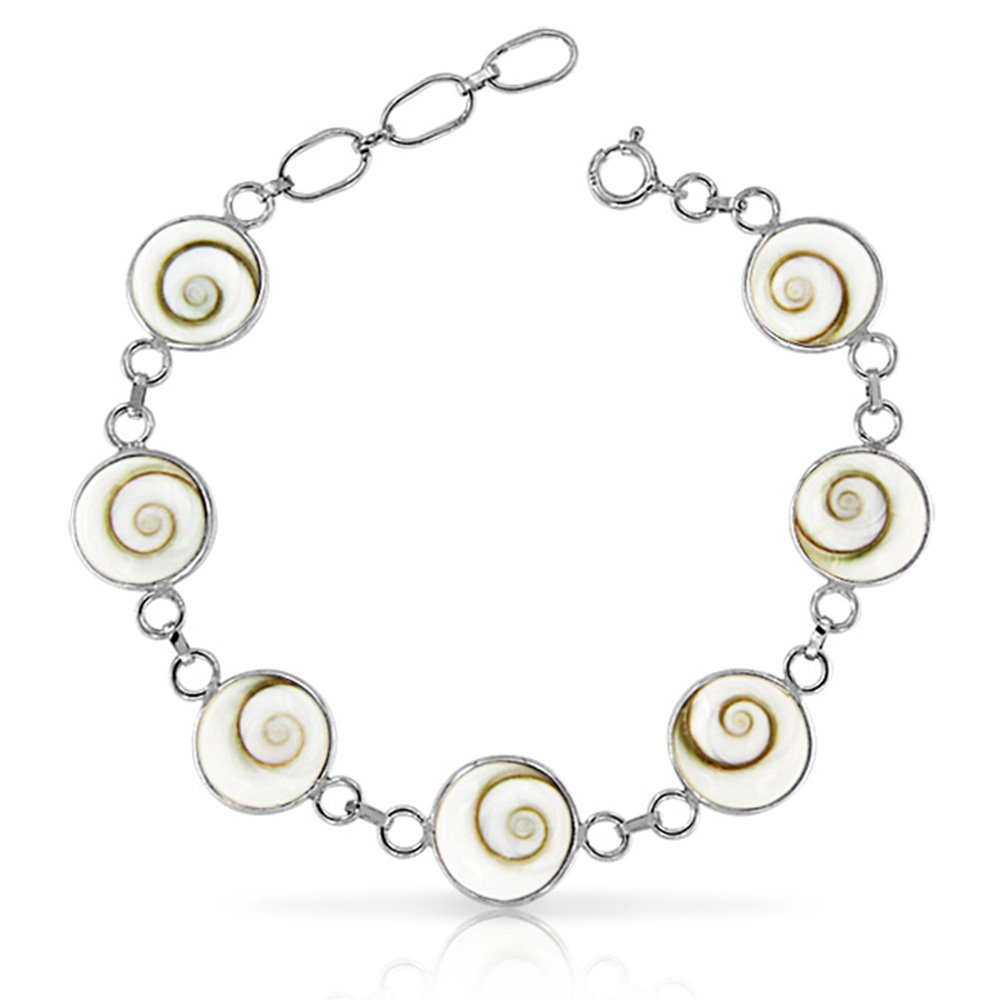 Planetys - Puslera de Plata de Ley 925 Ojo de santa Lucia Shiva