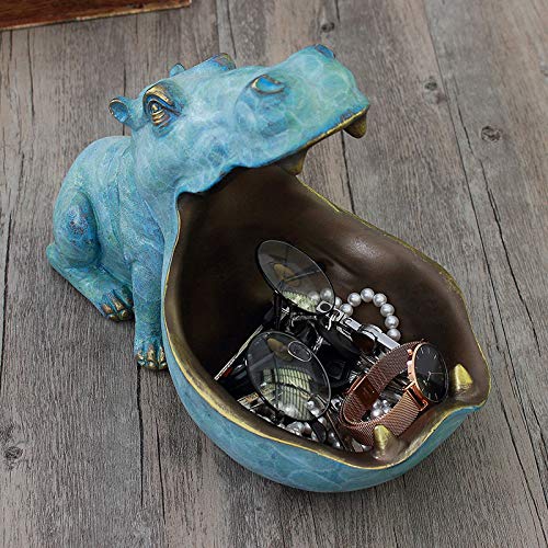 Amazon.com: VALINK Big Open Mouth Hippo Storage Figurine Bowl
