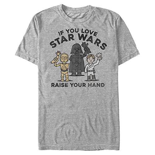 Star Wars T-Shirt Homme Soulevez Vos Mains Idéal pour Soirée Ciné