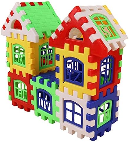 Aelove 24pcs DIY House Building Blocks Toys Kids Creative Educational Construction Toy