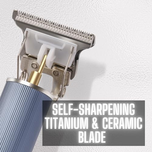 BarberBoss Haar- & Bartschneider für Herren, Turbo Speed Groomer mit LED-Display, verstellbarer Klinge, 8 Führungskämme & USB wiederaufladbar und schnurlos Clipper Kit für Männer