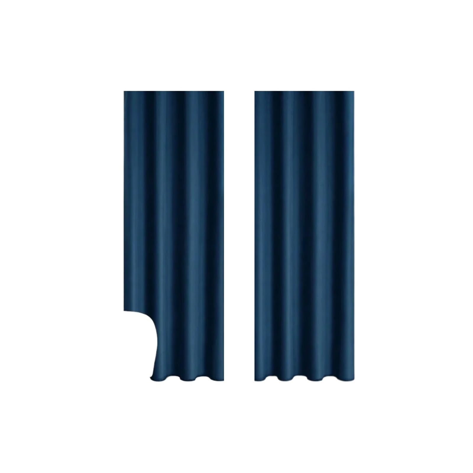 MWAHJU 2pc Solid Blackout Curtains with Grommets, for Bedroom, Living Room, Kitchen, Privacy Drapes, Window Curtain For Living Room(Color 4,100X250cm)