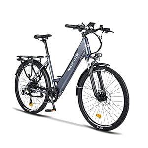nakxus 26M208 E-bike, elektrische fiets, 26 inch, trekkingfiets, E-stadsfiets met 36 V en 13 Ah lithium-accu voor een lang bereik tot 100 km, 250 W motor, EU-compatibele vouwfiets met app