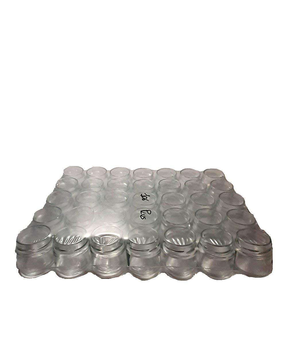 70 Vasetti ml 106 Diametro 58 in pacchi da 2 x 35 Completo di Tappo Altezza 14 di Vari Colori