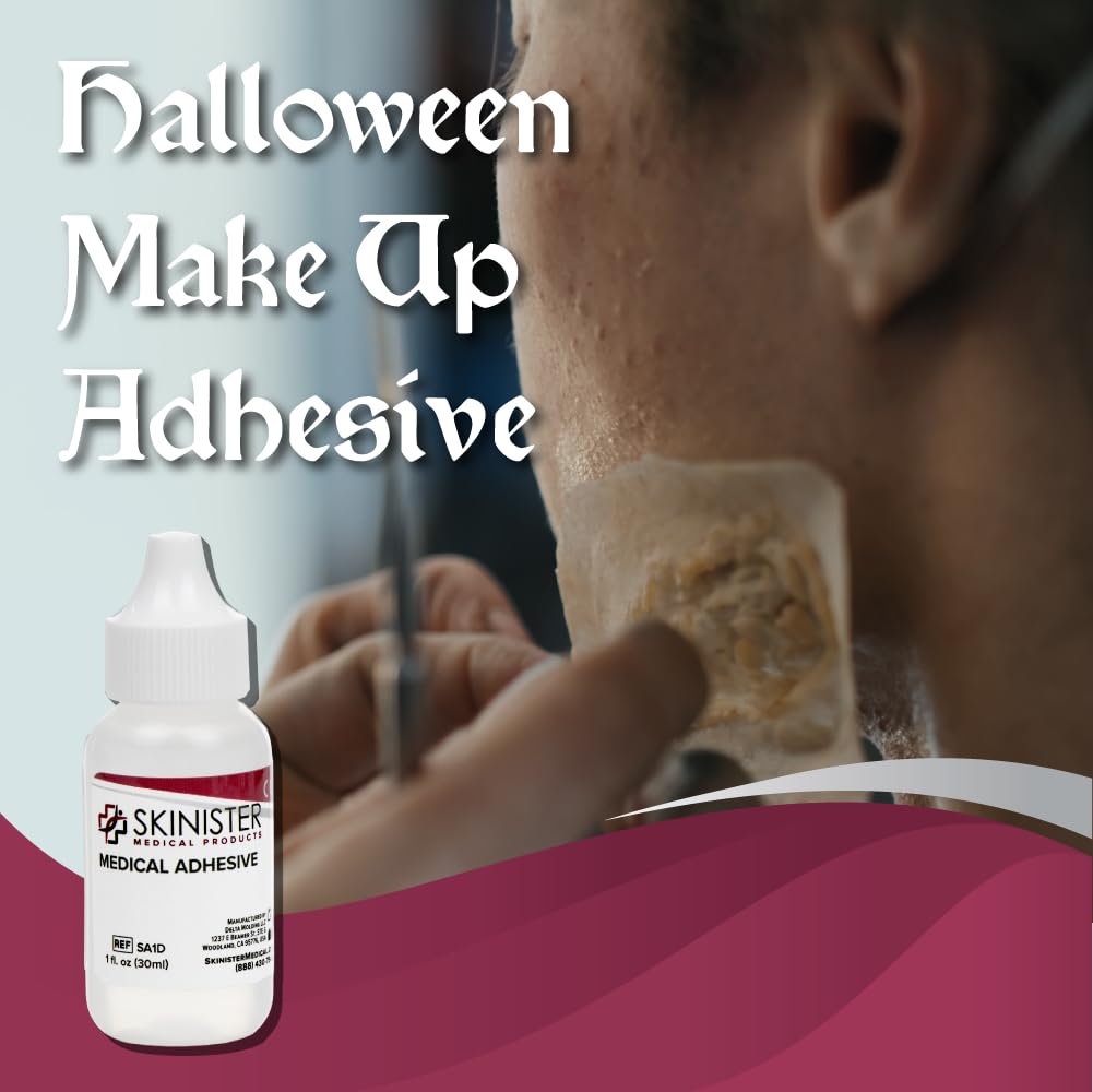 Skinister Prosthetic Medical Adhesive | Ostomy, Mastectomy, SFX (1oz)