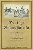 saarbrücken wetteronline  Deutsch- Südwestafrika; Land und Leute