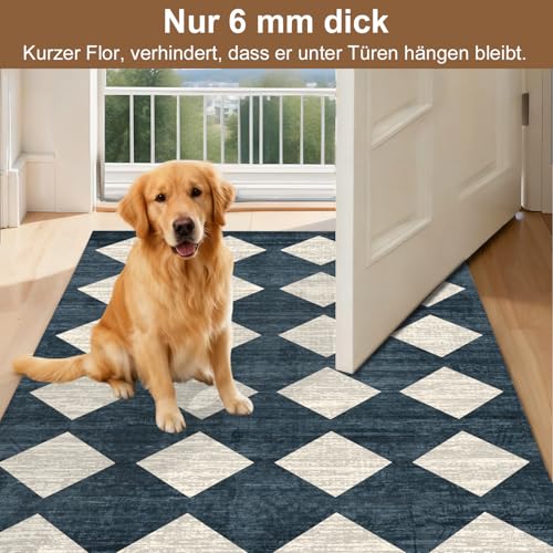 WTHYGB Teppichläufer 80 x 200 cm, rutschfest Waschbar – Ansicht 4