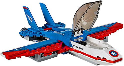 LEGO 76076 Captain America poursuite avion figurine super-héros jouet brique boîte de jeu enfant