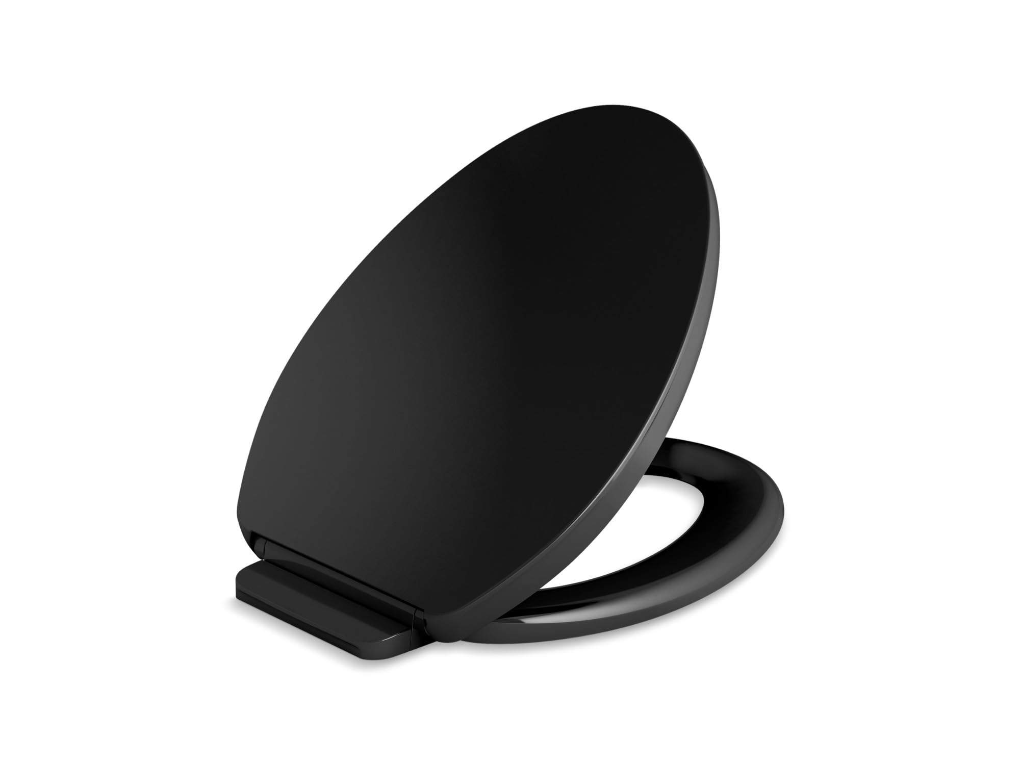 Kohler K-26801-7 Impro ReadyLatch Quiet Close Elongated Toilet Seat, Black