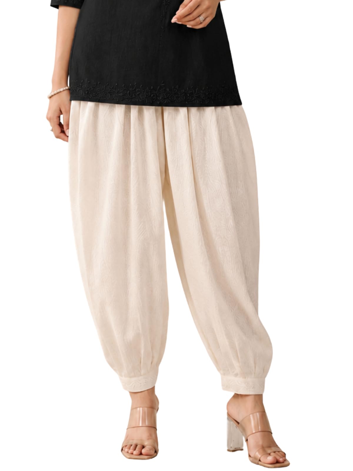 leriya fashion Women Dhoti Pants | Linen Trousers for Women | Cotton Ethnic Baggy Trousers | Comfortable Woman Ethnic Pants | Casual & Formal Trouser Pant-picture-27
