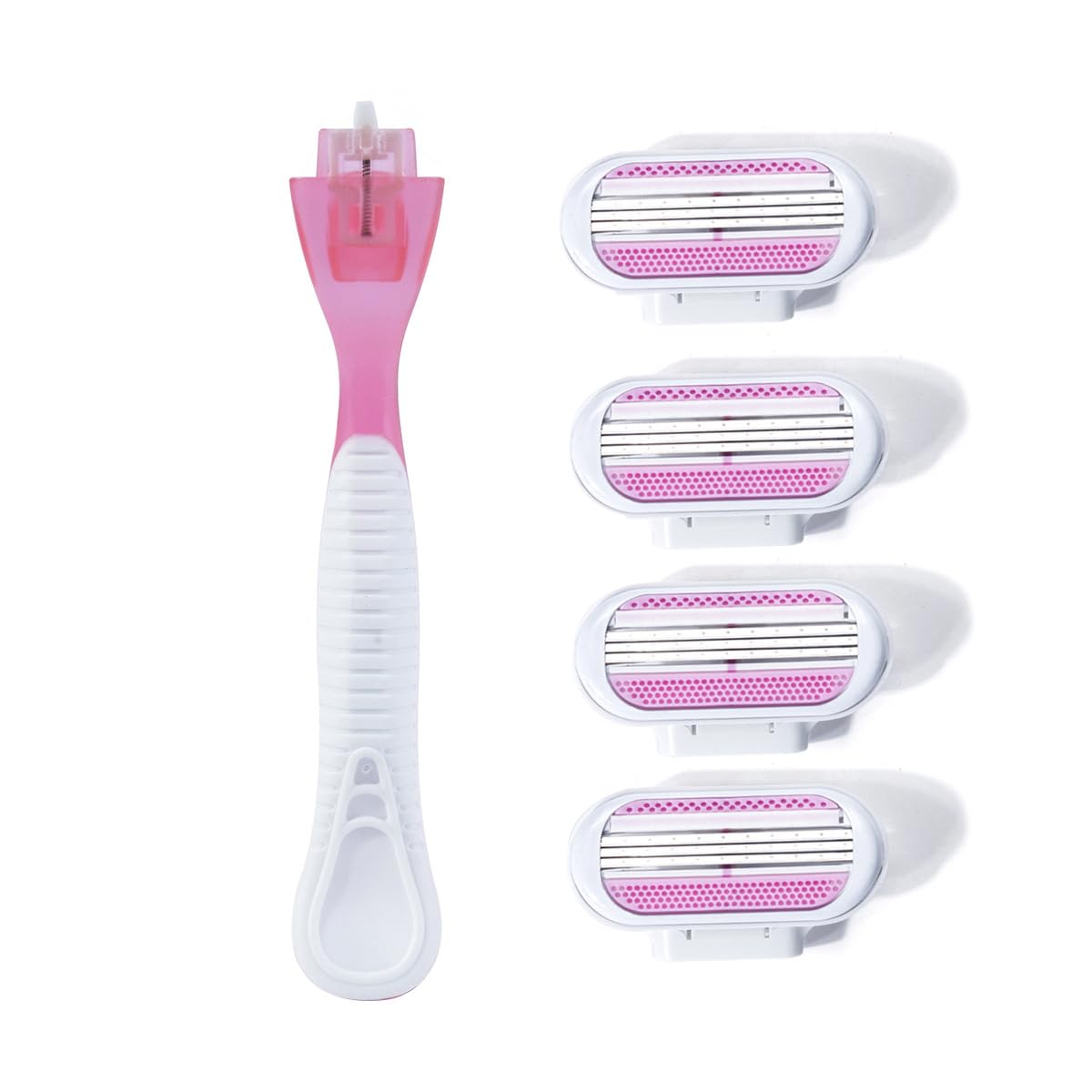 Razor for Women 3-Layer Stainless Steel Manual Bikini Razor Portable Shaver for Body Facial Hair Removal Bikini Trimmer