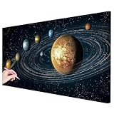【MATÉRIAUX DE HAUTE QUALITÉ】: Nos diamond painting kits utilisent une toile de haute qualité, les symboles des lettres sont clairs et faciles à comprendre, la couche adhésive est très solide permettant une bonne adhérence des diamants
