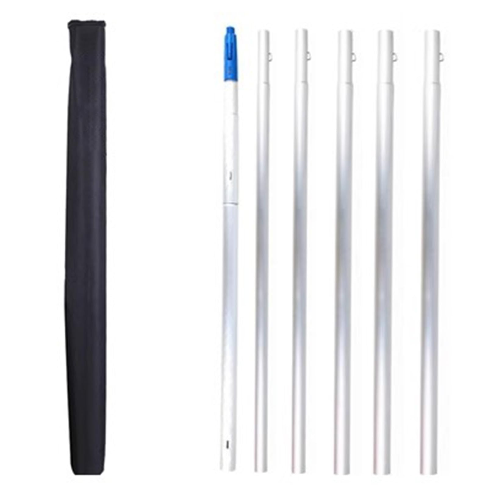 GYEQXKT Telescopic Solar Panel Cleaning Brush - High Reach Pole for Window, Roof, and Glass Facade Cleaning - Versatile Outdoor Cleaning Solution