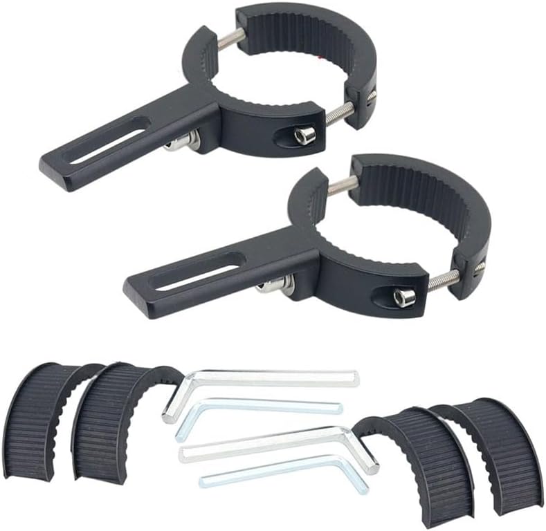 Motorcycle Headlight Bracket Clamp Motorcycle Headlight Spotlight Mount Universal Motorcycle Fog Light Bracket Fork Ear Headlamp Holder Motos Accesorios