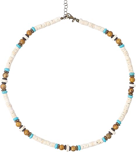 Collier Pour Homme - Collier Ras Du Cou En Coquillage Puka