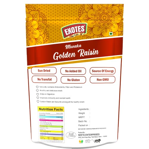 Image of Exotes (Golden Raisins /Kishmish, 250g)