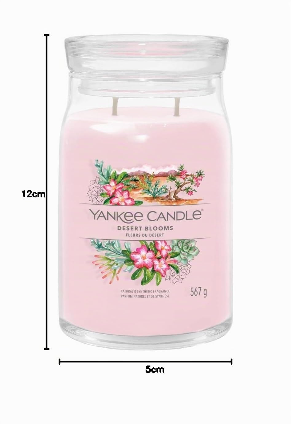 CANDELA GIARA GRANDE SIGNATURE DESERT BLOOMS YANKEE CANDLE, 5038581158693