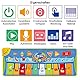 Miavogo Tanzmatte Kinder, Piano Mat Klaviermatte 8 Einstellbare Lautstärke + 8 Instrumente + 10 Keyboard Musik Matte für Jungen Mädchen - 130 x 48 cm