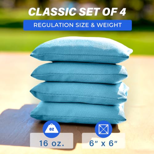 Image of GoSports Classic Cornhole Bean Bags Set of 4-16 Colors Available - Regulation All Weather, Mix and Match
