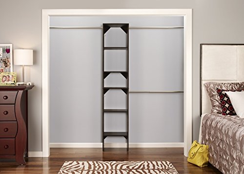 Image of ClosetMaid SuiteSymphony Starter Tower Kit, 16 inch, Espresso