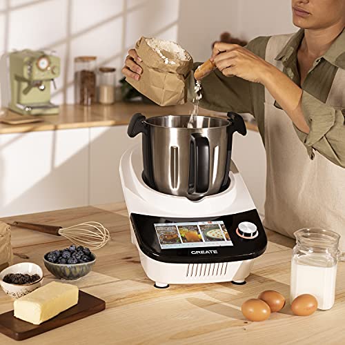 CREATE / CHEFBOT TOUCH LARGE / Intelligente Küchenroboter mit Dampfkorb / Touchscreen TFT 7¨ / Edelstahlschüssel 3L / 12… – Bild 3