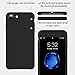TORRAS [Love Series iPhone SE Case 2nd/ iPhone 7 Case/iPhone 8, Liquid Silicone Gel Rubber Case Soft Microfiber Compatible with iPhone 8/ iPhone 7/ iPhone SE 2nd Generation, Black