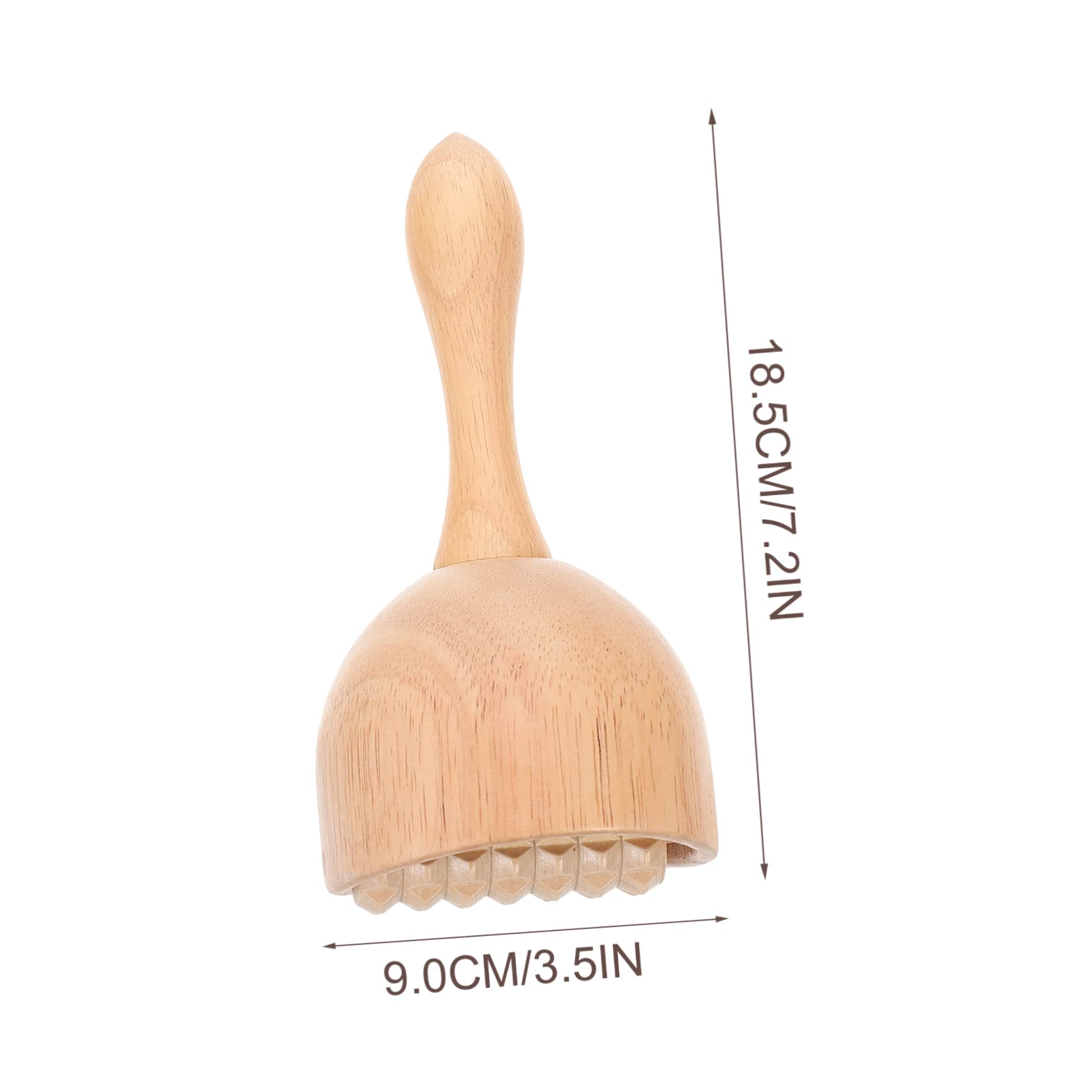 Beavorty 2piezas Rodillo De Masaje De Madera Para Muscular Herramienta Práctica y Duradera Para Relajación Casa y Viajes