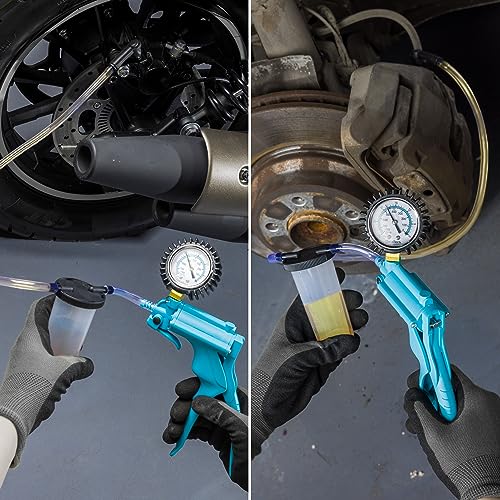 DURATECH 2 in 1 Brake Bleeder Kit, Brake Fluid Bleeder Kit with Handheld Vacuum Pump, for Automotive, Organized in Portable Case by DURATECH - Image 6