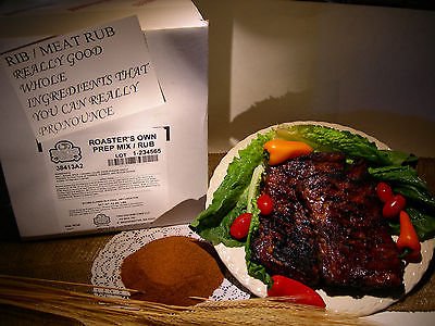 12 libras Prep Mix Rib Rub, para uso en restaurantes, barbacoas a la parrilla. Condimento seco para carne de costillas