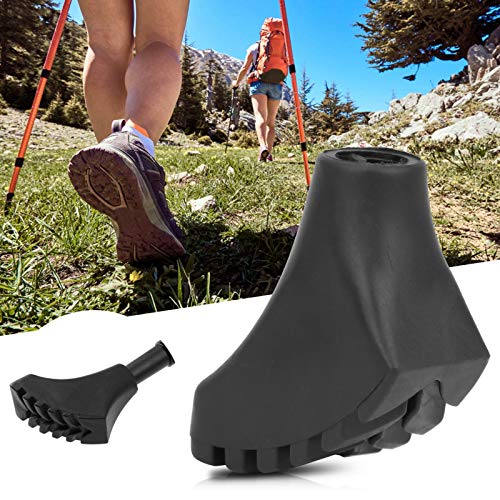Portable Sturdy Hiking Pole Rubber Tips Walking Pole Rubber Tips 10pcs for Hiking hiking stick tips for Hiking Camping Stick Bâtons de randonnée - Image 2