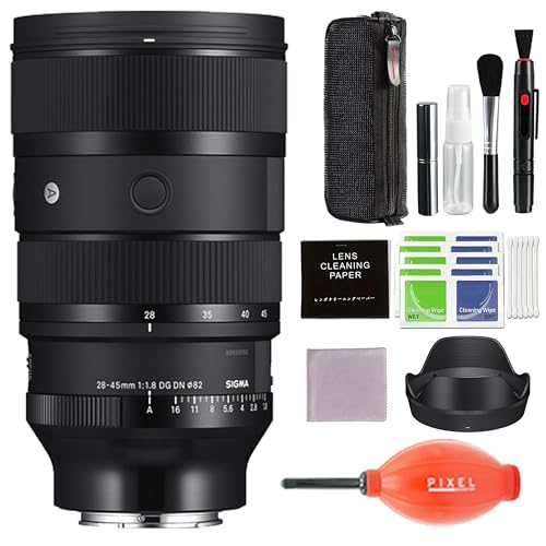 Image of Sigma 28-45mm f /1.8 DG DN Art Lens for Sony E Mount with Pixel Advanced Accessories & Travel Bundle | 612965 | Extended 3 Years Manufacturer Warranty | Sigma 28-45mm f /1.8 DG DN Art