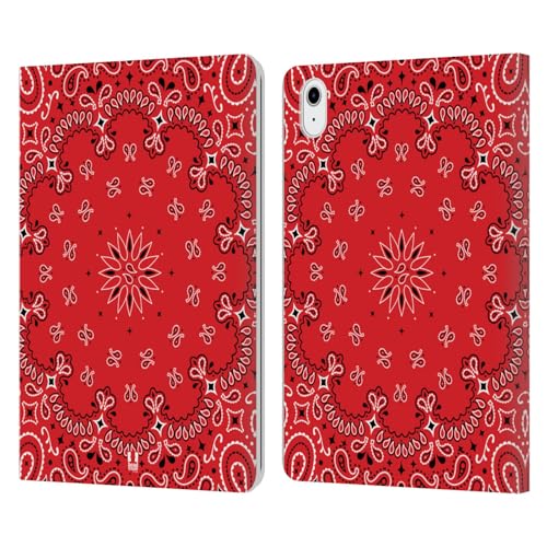 Étui iPad Air 11 2024 2025 Head Case Designs Housse Portefeuille Rouge
