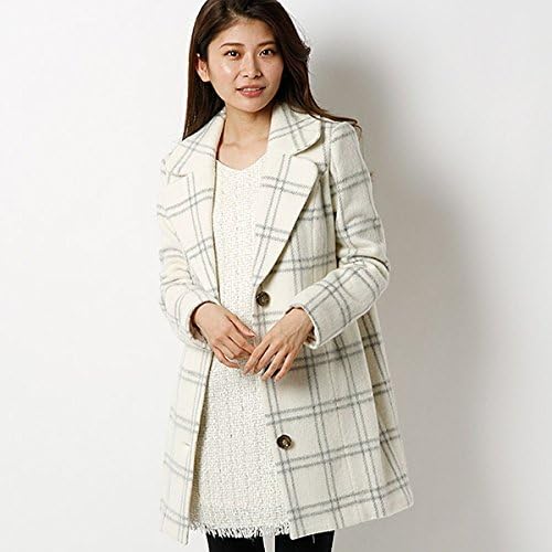 Amazon ビーラディエンス Be Radiance シャギーチェックチェスターコート 01ホワイト F コート ジャケット 通販