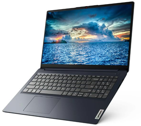 Image of Lenovo 2025 Portable Laptop, 15.5'' FHD IPS Display, AMD Ryzen 3 Processor Up to 4.09GHz, 8GB LPDDR5, 256GB SSD, Super Fast WiFi 6, Windows 11 OS, Dale Blue (Renewed)
