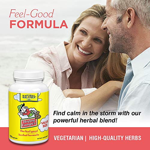 Natural Balance Happy Camper | Feel-Good Mood Support And Relaxation Supplement With Kava Kava (150 Count) #TOP3