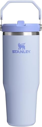 Stanley IceFlow Flip Straw Tumbler with Handle | Twist On Lid and Flip Up Straw | Leak Resistant Water Bottle | Insulated Stainless Steel | BPA-Free