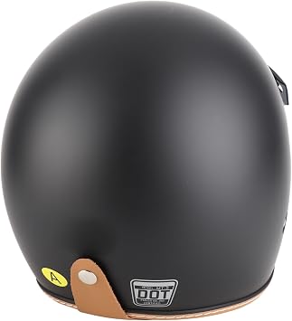 Haofy Motorcycle Helmets, Impact Resistance 3/4 Open Face Helmets High Comfort for Outdoor