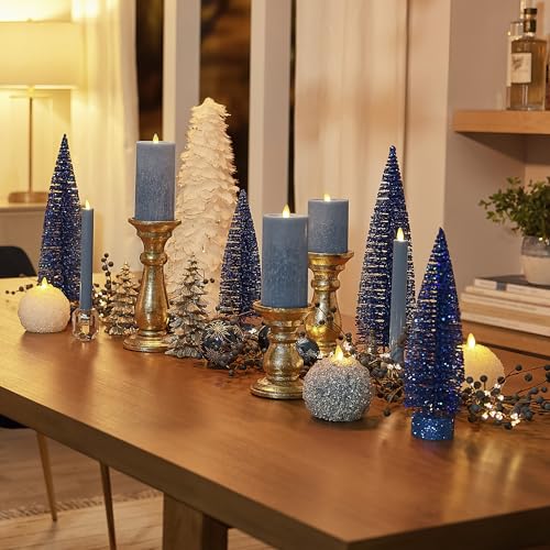 Image of Luminara - Flameless Battery Operated Taper Candle - Spring Lake - Pack of 1-1x9.5 - LED Flickering Flame - Realistic Safe for Home Kids and Pets