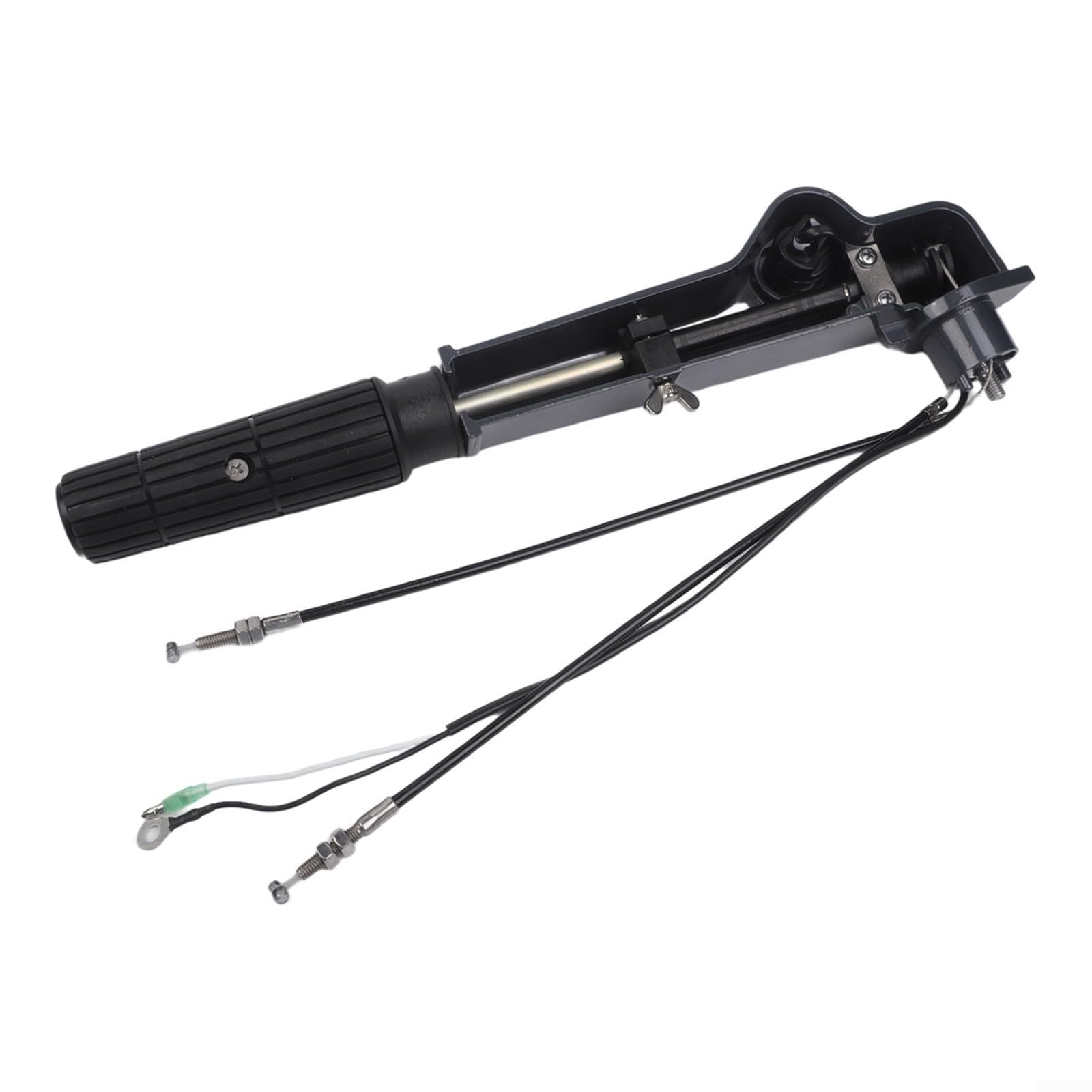 Tiller Arm Steering Handle Assembly For 9.9hp 15hp F6 F8 F9.9 Outboard Engines Compatible With 63v-w0084-00 Robust Metal Build Smooth Control Direct Fit Silver