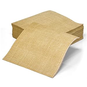 Gift Boutique 100 Burlap Printed Cocktail Beverage Napkins Disposable Paper Rustic Natural Brown Dessert Napkin for Vintage Country Tan Wedding Holiday Bridal & Baby Shower Tableware Party Supplies Gift Boutique 100 Burlap Printed Cocktail Beverage Napkins Disposable Paper Rustic Natural Brown Dessert Napkin for Vintage Country Tan Wedding Holiday Bridal Baby Shower Tableware Party Supplies