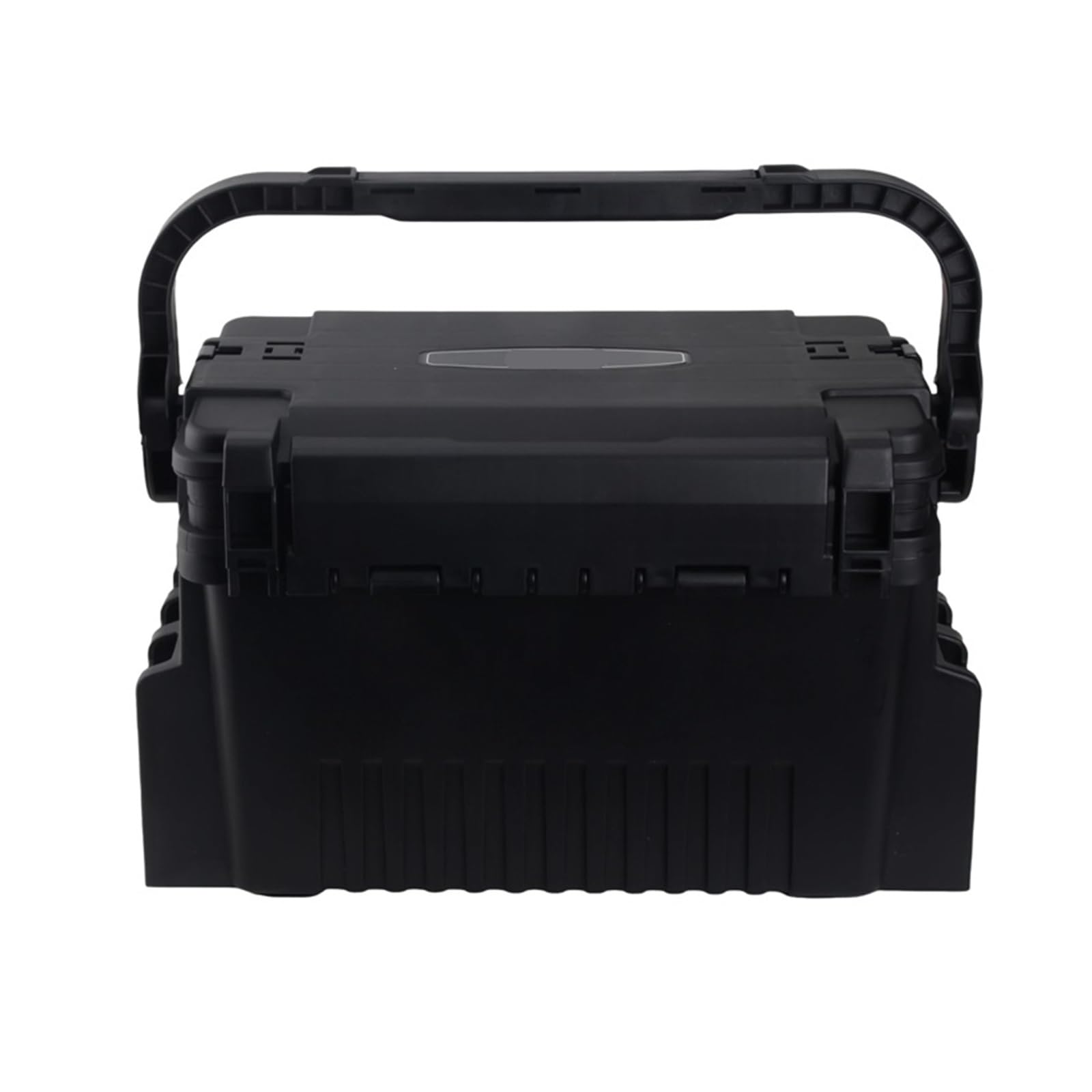 Large Multi-Function Fishing Tackle Organizer Thickened Storage Box(Black L 1pc box)