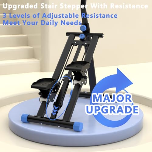 Image of Stair Stepper for Home-Upgrade Vertical Climber Workout Machine for Full-Body Exercise Climber Fitness Equipment with Stable Frame Adjustable Handlebar