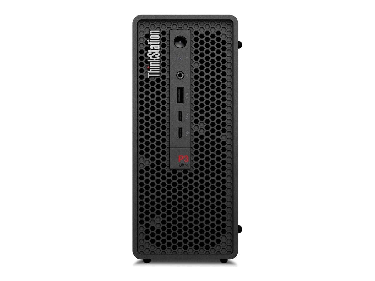 Lenovo ThinkStation P3 Ultra / i9-14900 / 32GB / 512GB M.2 / Ultra SFF/Single CPU Workstation Rack mountable/integreated / 170W / Linux Ubuntu 22.04 LTS / 3/3 OnSite