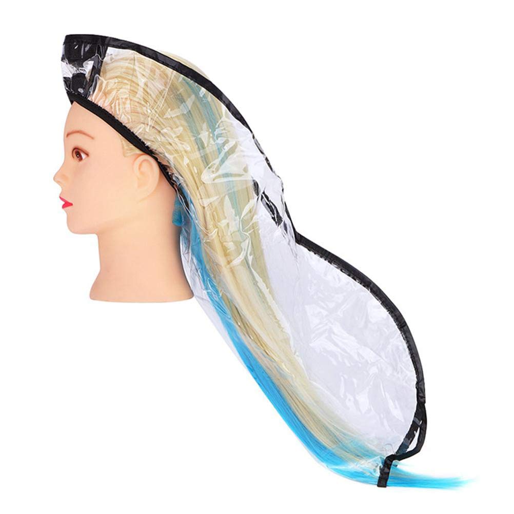 Hair Washing Funnel for Elderly, Disabled, Neck Pain Relief with Anti drip Design, PVC Headgear for Baking Oil, Hair Coloring, Shampooing 9.84x22.44in (Assorted Color)